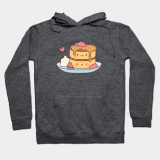 Cute Japanese Style Fluffly Pancakes Doodle Hoodie